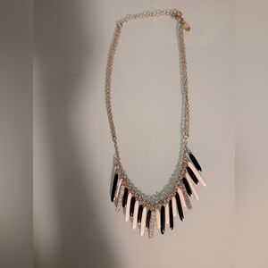 Elegant Black and White Necklace
